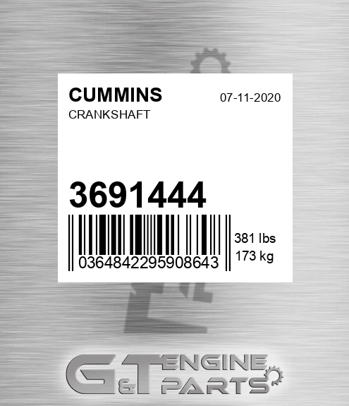 3691444 Crankshaft