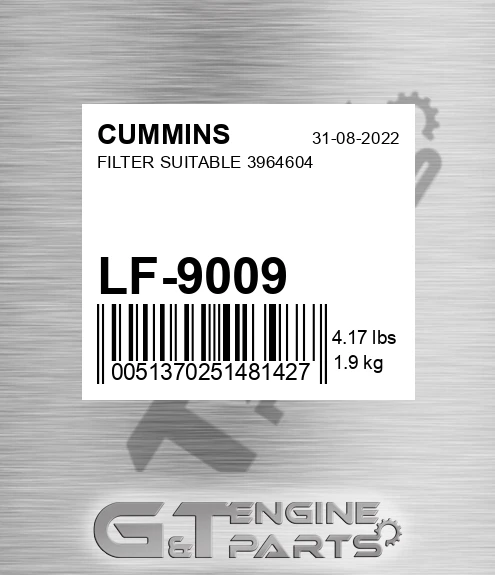 LF-9009 Filter Suitable 3964604