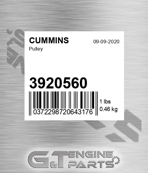 3920560 Pulley