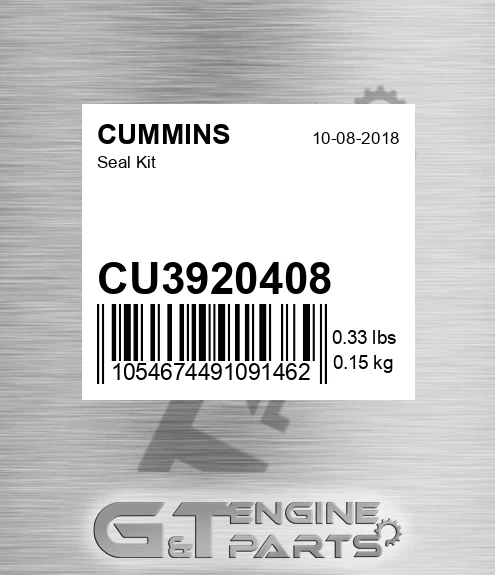CU3920408 Seal Kit for CUMMINS