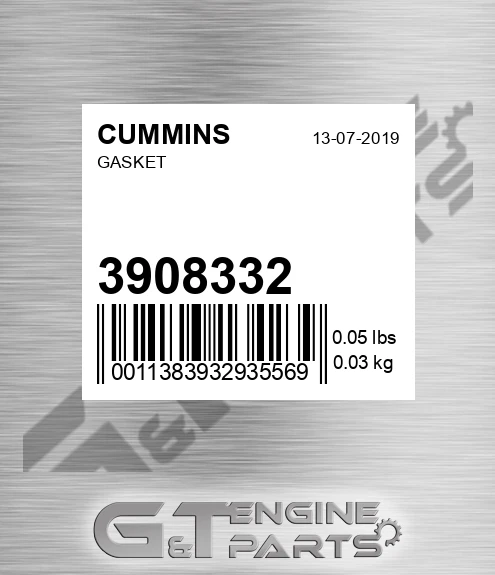 3908332 Gasket