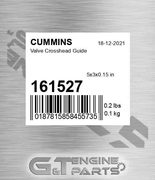 161527 Valve Crosshead Guide for CUMMINS