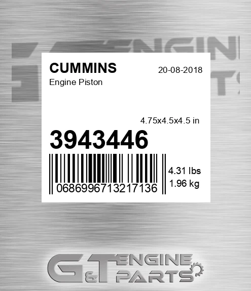 3943446 Engine Piston