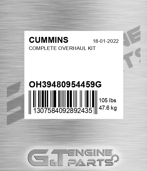 OH3948095-4459G Complete Overhaul Kit for CUMMINS