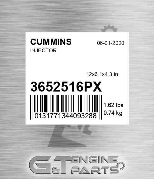 3652516PX Injector for CUMMINS