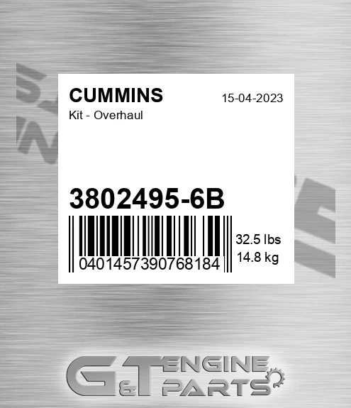 3802495-6B Kit - Overhaul for CUMMINS