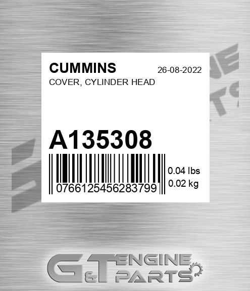 A135308 Cover, Cylinder Head