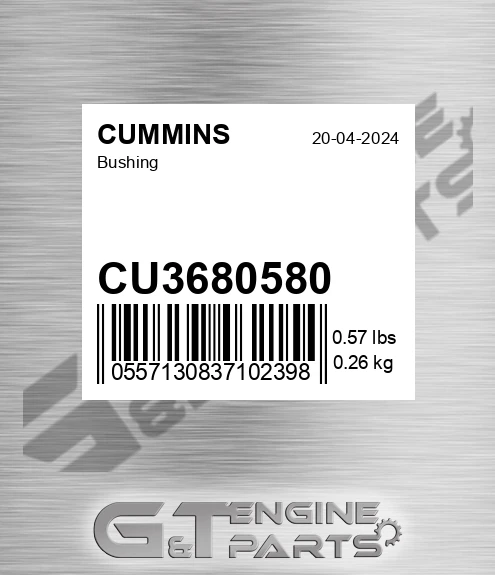 CU3680580 CUMMINS Bushing