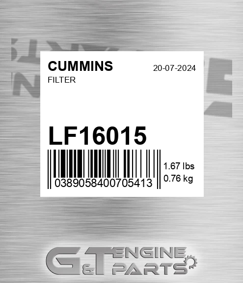 LF16015 Filter