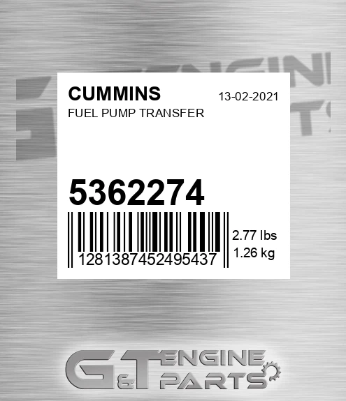 5362274 Fuel Pump Transfer