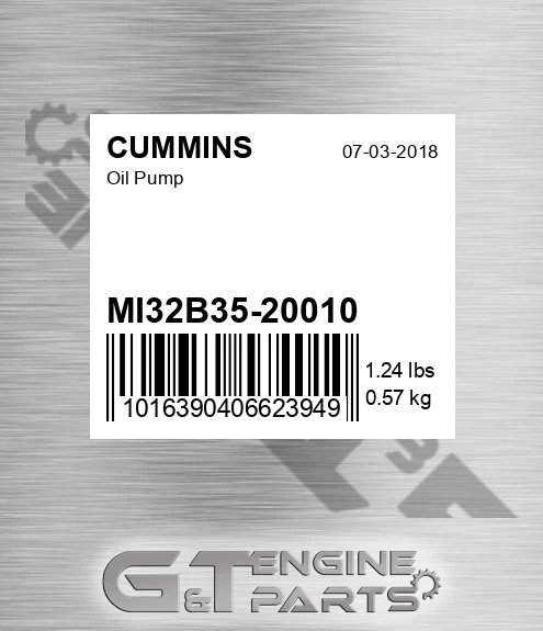 MI32B35-20010 Oil Pump