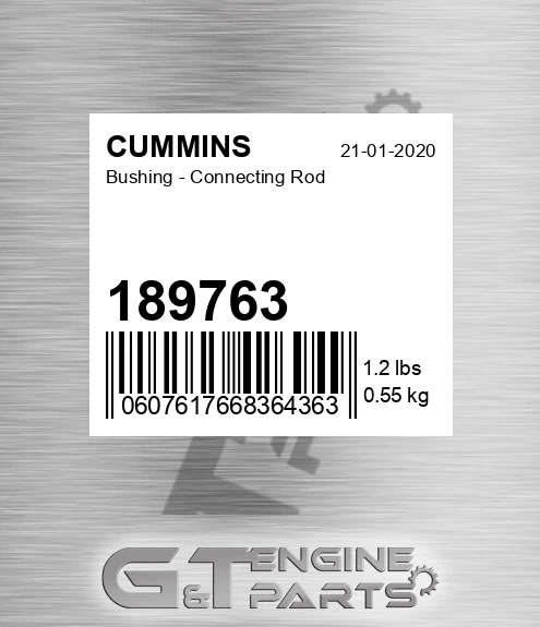 189763 Bushing - Connecting Rod