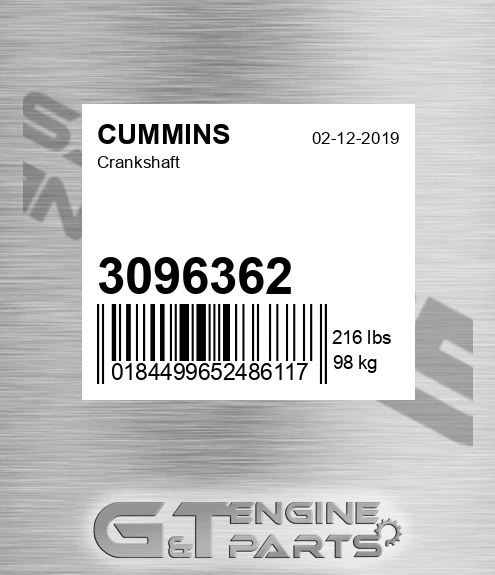 3096362 Crankshaft
