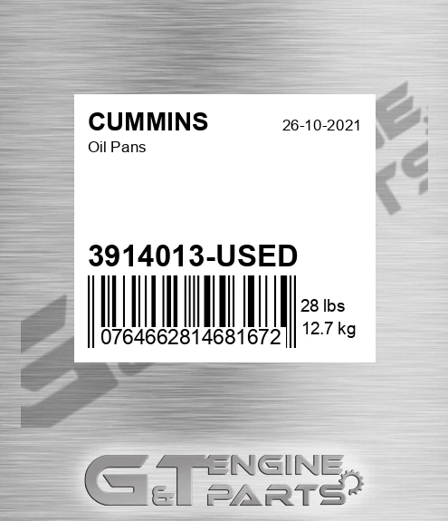 3914013-USED Oil Pans for CUMMINS