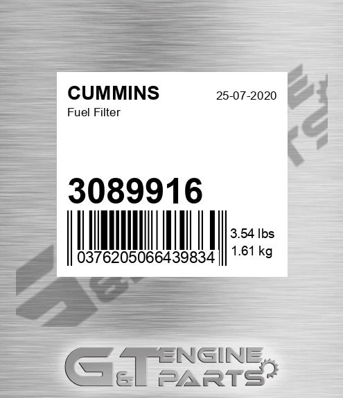 3089916 Fuel Filter