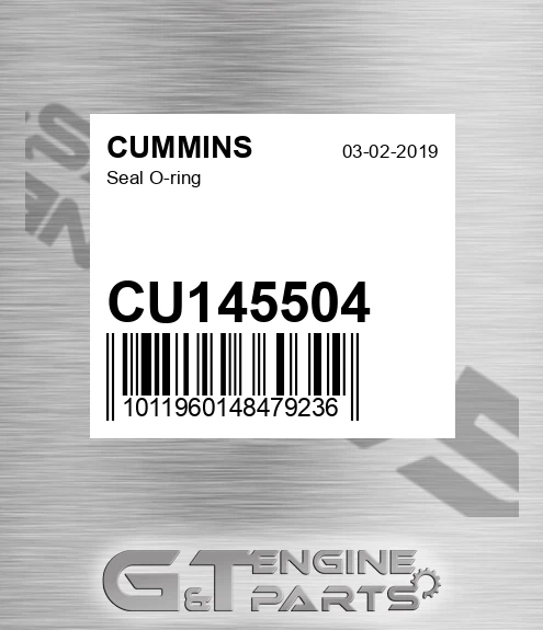 CU145504 Seal O-ring