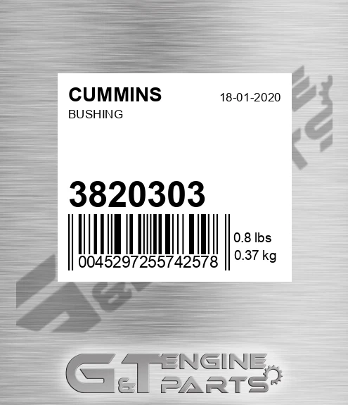 3820303 CUMMINS Bushing