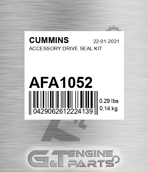 AFA105-2 Accessory Drive Seal Kit for CUMMINS