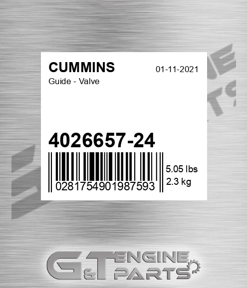 4026657-24 Guide - Valve for CUMMINS