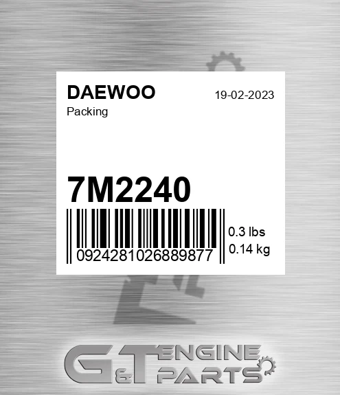 7M2240 Packing