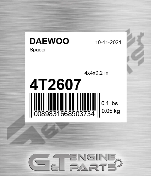 4T2607 Spacer