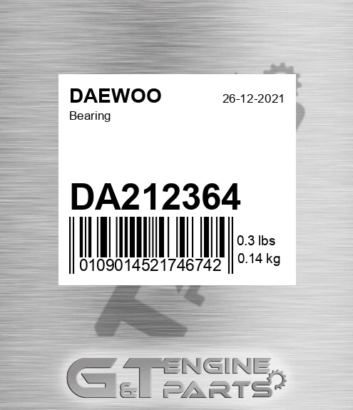 DA212364 Bearing