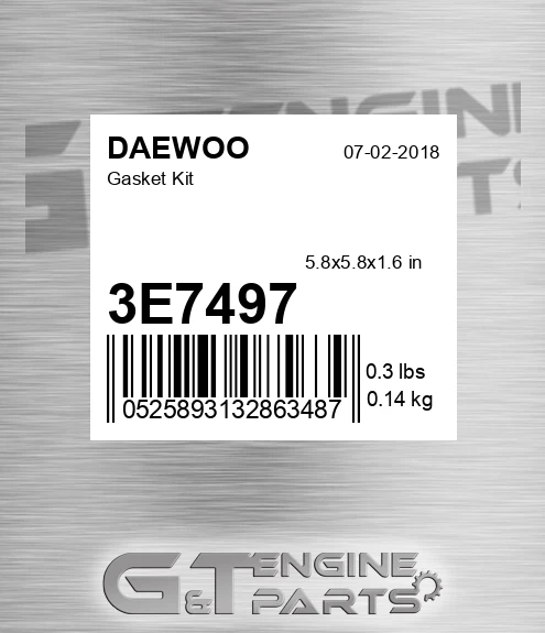 3E7497 Gasket Kit