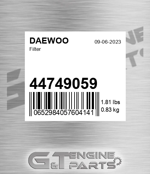 44749059 Filter