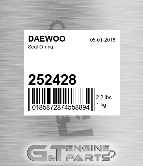 252428 DAEWOO Seal O-ring