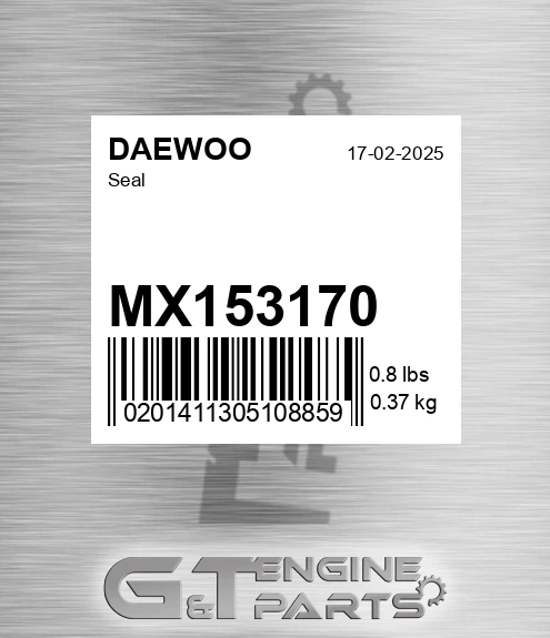 MX153170 Seal