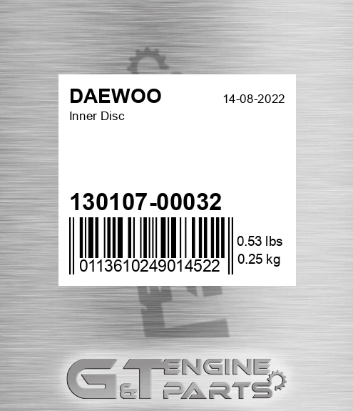 130107-00032 Inner Disc