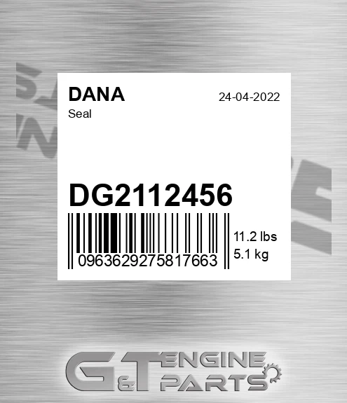 DG2112456 Seal for DANA