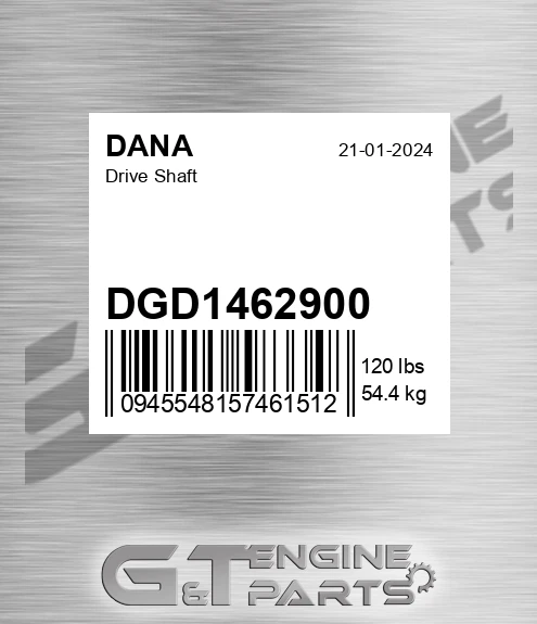 DGD-14629-00 Drive Shaft for DANA