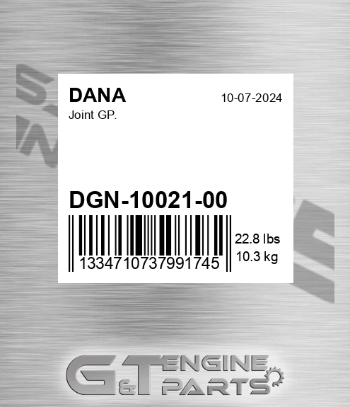DGN-10021-00 Joint Gp. for DANA