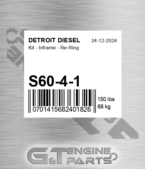 S60-4-1 Kit - Inframe - Re-ring
