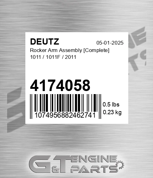 4174058 DEUTZ Rocker Arm Assembly [complete] 1011 / 1011f / 2011