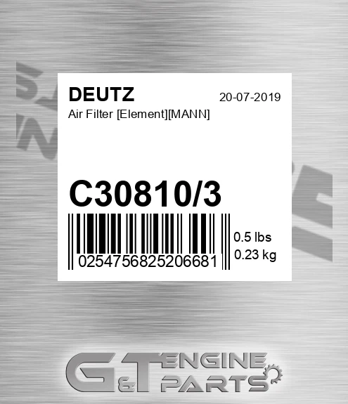 C30810/3 Air Filter [element][mann]