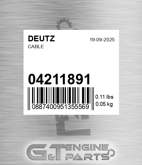 04211891 DEUTZ Cable