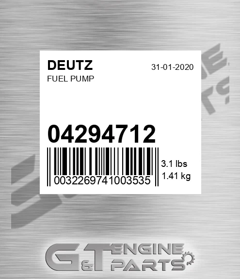 04294712 DEUTZ Fuel Pump