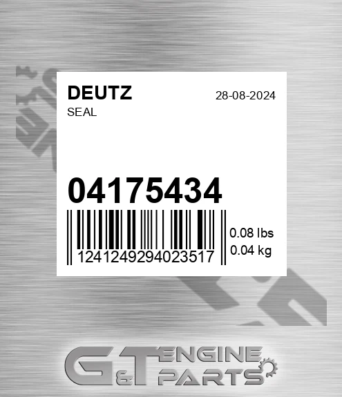 04175434 DEUTZ Seal