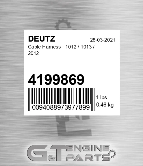 4199869 Cable Harness - 1012 / 1013 / 2012 for DEUTZ