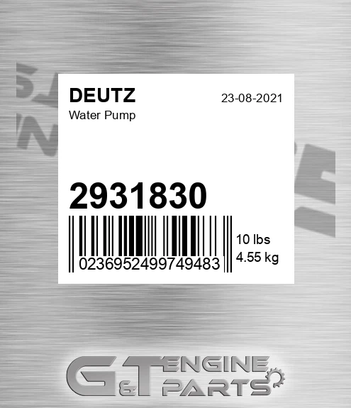 2931830 DEUTZ Water Pump