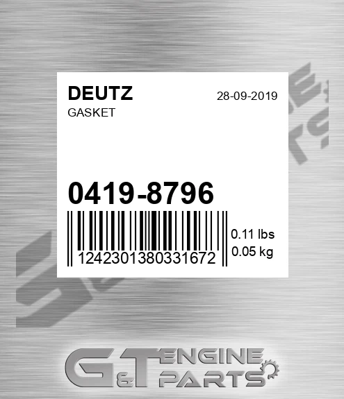 0419-8796 Gasket