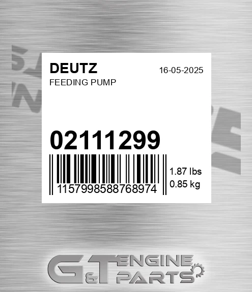 02111299 Feeding Pump