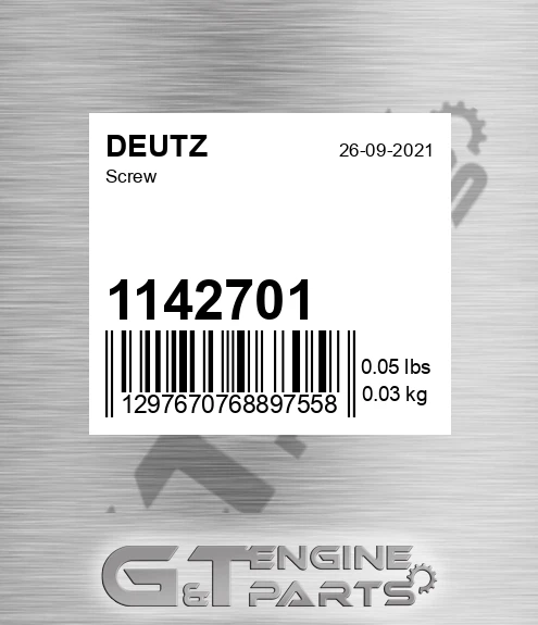1142701 Screw