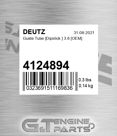 4124894 DEUTZ Guide Tube [dipstick ] 3.6 [oem]