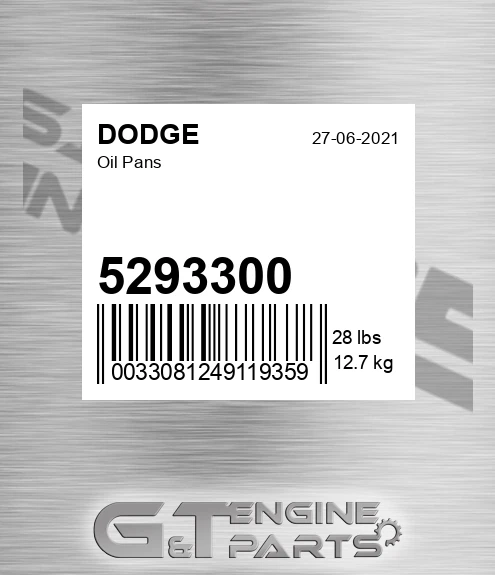 5293300 Oil Pans