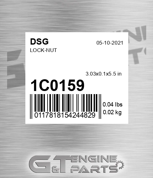 1C0159 DSG Lock-nut
