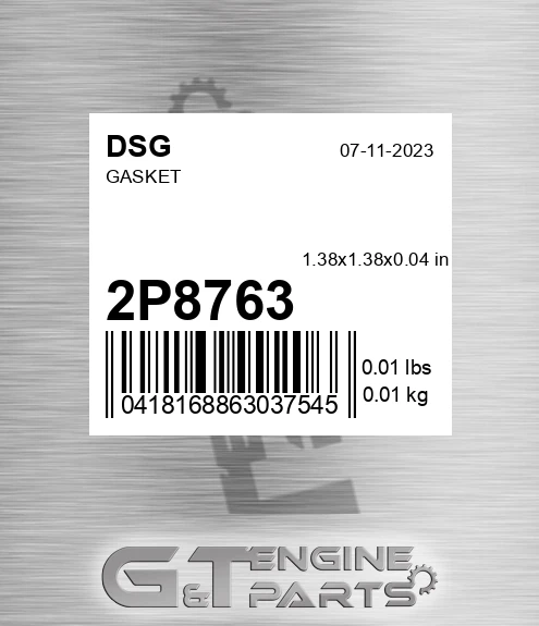 2P8763 Gasket