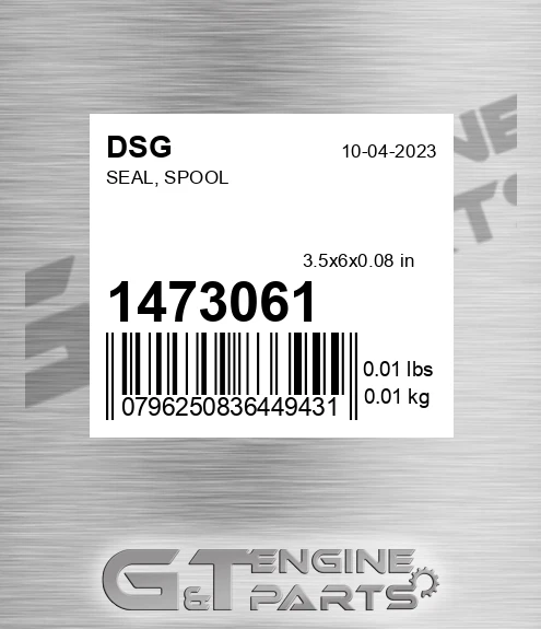 1473061 Seal, Spool